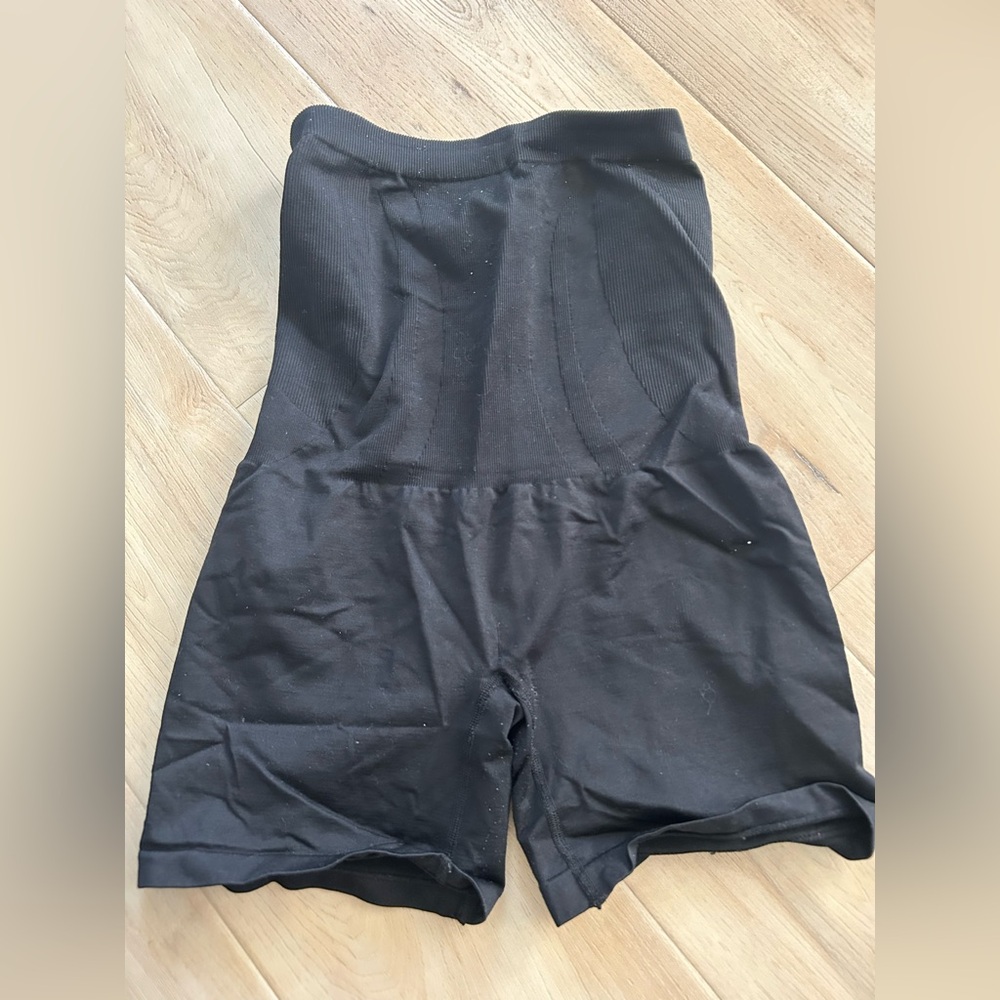 Blanqi post partum maternity support biker shorts